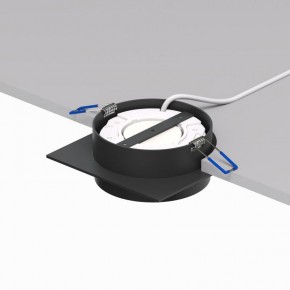 DK2091-BK Встраиваемый светильник FLAT, IP 20, до 15 Вт, GX53, LED, черный, алюминий в Талице - talica.ok-mebel.com | фото 4