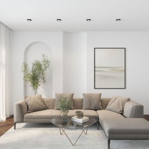 DK2091-BK Встраиваемый светильник FLAT, IP 20, до 15 Вт, GX53, LED, черный, алюминий в Талице - talica.ok-mebel.com | фото 5