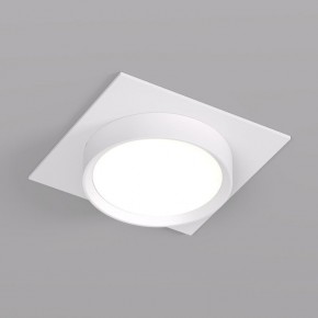 DK2091-WH Встраиваемый светильник FLAT, IP 20, до 15 Вт, GX53, LED, белый, алюминий в Талице - talica.ok-mebel.com | фото