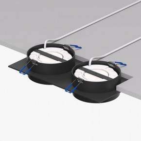 DK2092-BK Встраиваемый светильник FLAT, IP 20, до 15 Вт, GX53, LED, черный, алюминий в Талице - talica.ok-mebel.com | фото 2