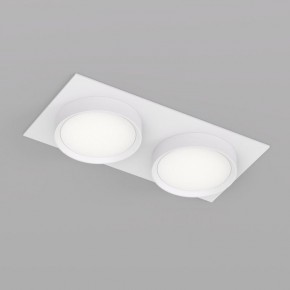DK2092-WH Встраиваемый светильник FLAT, IP 20, до 15 Вт, GX53, LED, белый, алюминий в Талице - talica.ok-mebel.com | фото 2