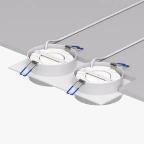DK2092-WH Встраиваемый светильник FLAT, IP 20, до 15 Вт, GX53, LED, белый, алюминий в Талице - talica.ok-mebel.com | фото 4