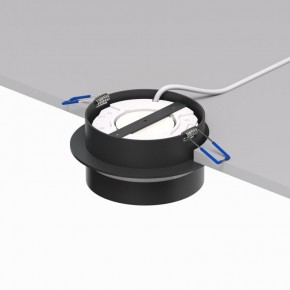 DK2100-BK Встраиваемый светильник NIKO, IP 20, до 15 Вт, GX53, LED, черный, акрил, алюминий в Талице - talica.ok-mebel.com | фото 4