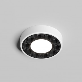 DK2440-WB Встраиваемый светильник DUAL 5+5 Вт, LED 4000K, IP 20, d90mm, белый/черный, алюминий/акрил в Талице - talica.ok-mebel.com | фото 2