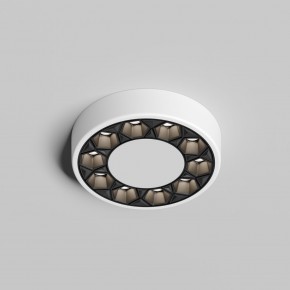 DK2440-WB Встраиваемый светильник DUAL 5+5 Вт, LED 4000K, IP 20, d90mm, белый/черный, алюминий/акрил в Талице - talica.ok-mebel.com | фото 3