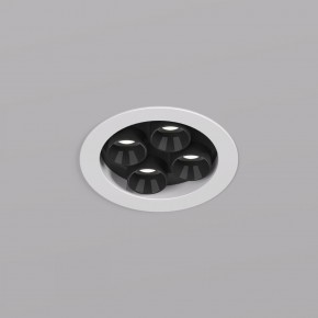 DK2510-WB Встраиваемый светильник SPACE со светодиодом d65 220V 8W 38° 4000К IP20 белый/черный алюминий в Талице - talica.ok-mebel.com | фото