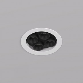 DK2510-WB Встраиваемый светильник SPACE со светодиодом d65 220V 8W 38° 4000К IP20 белый/черный алюминий в Талице - talica.ok-mebel.com | фото 2
