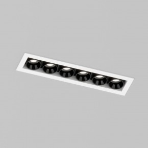 DK2514-WB Встраиваемый светильник SPACE со светодиодом L126mm 220V 10W 38° 4000К IP20 белый/черный алюминий в Талице - talica.ok-mebel.com | фото