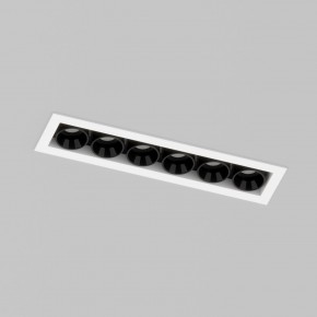 DK2514-WB Встраиваемый светильник SPACE со светодиодом L126mm 220V 10W 38° 4000К IP20 белый/черный алюминий в Талице - talica.ok-mebel.com | фото 2