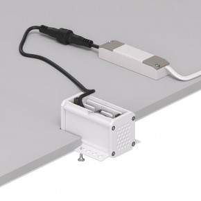 DK2530-WB Встраиваемый светильник SPACE со светодиодом под шпатлевку L69mm 220V 6W 38° 4000К IP20 белый/черный алюминий в Талице - talica.ok-mebel.com | фото 5