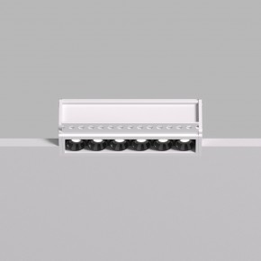 DK2531-WB Встраиваемый светильник SPACE со светодиодом под шпатлевку L126mm 220V 10W 38° 4000К IP20 белый/черный алюминий в Талице - talica.ok-mebel.com | фото 3