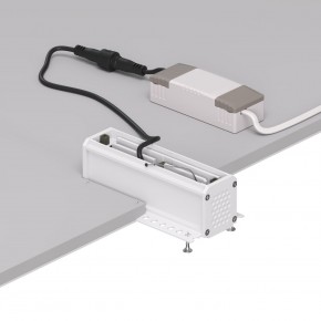 DK2531-WB Встраиваемый светильник SPACE со светодиодом под шпатлевку L126mm 220V 10W 38° 4000К IP20 белый/черный алюминий в Талице - talica.ok-mebel.com | фото 5