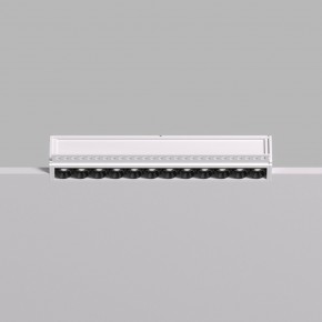 DK2532-WB Встраиваемый светильник SPACE со светодиодом под шпатлевку L240mm 220V 20W 38° 4000К IP20 белый/черный алюминий в Талице - talica.ok-mebel.com | фото 3