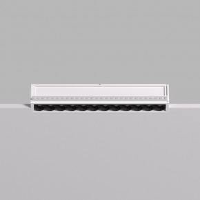 DK2532-WB Встраиваемый светильник SPACE со светодиодом под шпатлевку L240mm 220V 20W 38° 4000К IP20 белый/черный алюминий в Талице - talica.ok-mebel.com | фото 4