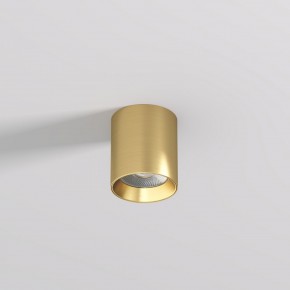 DK2610-SB Накладной светильник SHINE TUBE со светодиодом, D70*H80, IP20, 3000К, 10W, RA?90, сатинированная латунь, алюминий в Талице - talica.ok-mebel.com | фото 2