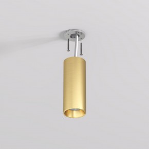 DK2615-SB Накладной светильник SHINE TUBE со светодиодом, D45*H115, IP20, 3000К, 7W, RA?90, сатинированная латунь, алюминий в Талице - talica.ok-mebel.com | фото 3