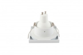 DK3014-WH Встраиваемый светильник влагозащ., IP 44, 50 Вт, GU10, белый, алюминий в Талице - talica.ok-mebel.com | фото 5