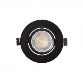 DK3020-BK Встраиваемый светильник, IP 20, 10 Вт, GU5.3, LED, черный, пластик в Талице - talica.ok-mebel.com | фото