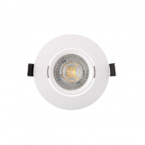 DK3020-WH Встраиваемый светильник, IP 20, 10 Вт, GU5.3, LED, белый, пластик в Талице - talica.ok-mebel.com | фото