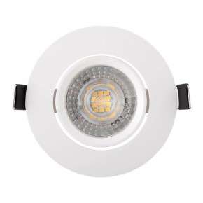 DK3020-WH Встраиваемый светильник, IP 20, 10 Вт, GU5.3, LED, белый, пластик в Талице - talica.ok-mebel.com | фото