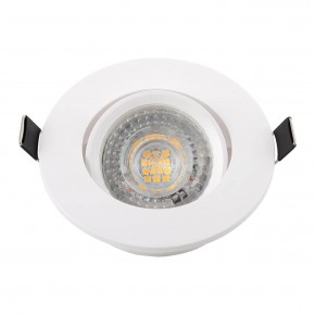 DK3020-WH Встраиваемый светильник, IP 20, 10 Вт, GU5.3, LED, белый, пластик в Талице - talica.ok-mebel.com | фото 4
