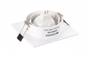 DK3021-WH Встраиваемый светильник, IP 20, 10 Вт, GU5.3, LED, белый, пластик в Талице - talica.ok-mebel.com | фото 4