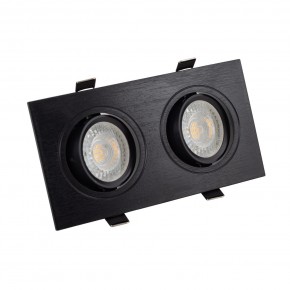 DK3022-BK Встраиваемый светильник, IP 20, 10 Вт, GU5.3, LED, черный, пластик в Талице - talica.ok-mebel.com | фото