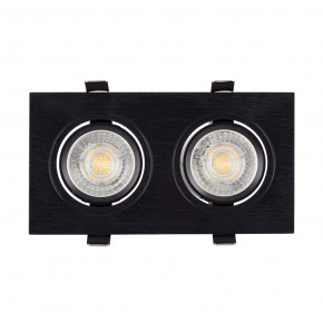 DK3022-BK Встраиваемый светильник, IP 20, 10 Вт, GU5.3, LED, черный, пластик в Талице - talica.ok-mebel.com | фото 2