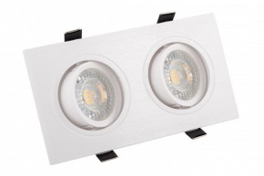 DK3022-WH Встраиваемый светильник, IP 20, 10 Вт, GU5.3, LED, белый, пластик в Талице - talica.ok-mebel.com | фото