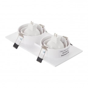 DK3022-WH Встраиваемый светильник, IP 20, 10 Вт, GU5.3, LED, белый, пластик в Талице - talica.ok-mebel.com | фото 3