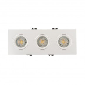 DK3023-WH Встраиваемый светильник, IP 20, 10 Вт, GU5.3, LED, белый, пластик в Талице - talica.ok-mebel.com | фото