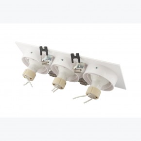 DK3023-WH Встраиваемый светильник, IP 20, 10 Вт, GU5.3, LED, белый, пластик в Талице - talica.ok-mebel.com | фото 4