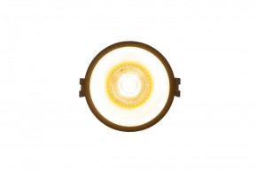 DK3026-BG Встраиваемый светильник, IP 20, 10 Вт, GU5.3, LED, черный/золотой, пластик в Талице - talica.ok-mebel.com | фото 2