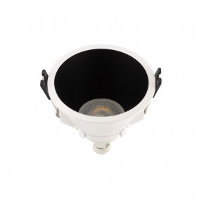 DK3026-WB Встраиваемый светильник, IP 20, 10 Вт, GU5.3, LED, белый/черный, пластик в Талице - talica.ok-mebel.com | фото 2
