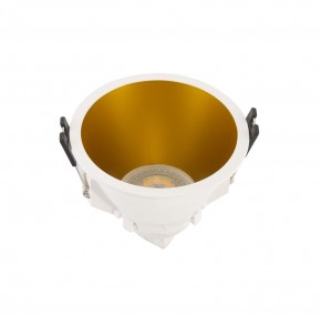 DK3026-WG Встраиваемый светильник, IP 20, 10 Вт, GU5.3, LED, белый/золотой, пластик в Талице - talica.ok-mebel.com | фото 2