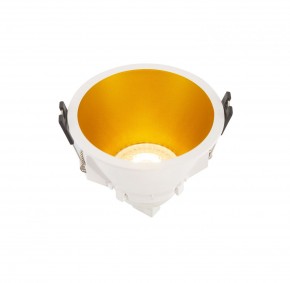 DK3026-WG Встраиваемый светильник, IP 20, 10 Вт, GU5.3, LED, белый/золотой, пластик в Талице - talica.ok-mebel.com | фото 4