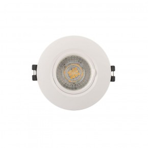 DK3028-WH Встраиваемый светильник, IP 20, 10 Вт, GU5.3, LED, белый, пластик в Талице - talica.ok-mebel.com | фото