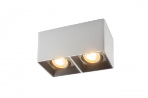 DK3035-WB Светильник накладной IP 20, 10 Вт, GU5.3, LED, белый/черный, пластик в Талице - talica.ok-mebel.com | фото