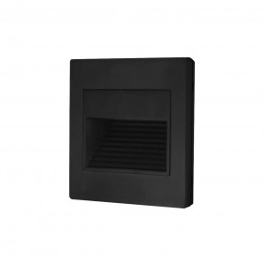 DK3050-BK Светильник встраиваемый в стену, IP 20, LED 3000, 1 Вт, черный пластик в Талице - talica.ok-mebel.com | фото
