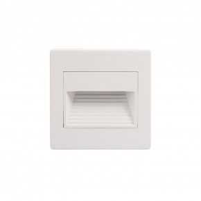 DK3050-WH Светильник встраиваемый в стену, IP 20, LED 3000, 1 Вт, белый, пластик в Талице - talica.ok-mebel.com | фото 3