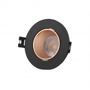 DK3061-BBR Встраиваемый светильник, IP 20, 10 Вт, GU5.3, LED, черный/бронзовый, пластик в Талице - talica.ok-mebel.com | фото