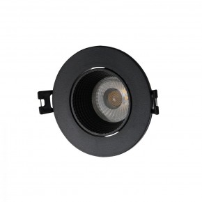 DK3061-BK Встраиваемый светильник, IP 20, 10 Вт, GU5.3, LED, черный/черный, пластик в Талице - talica.ok-mebel.com | фото