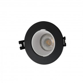 DK3061-BK+WH Встраиваемый светильник, IP 20, 10 Вт, GU5.3, LED, черный/белый, пластик в Талице - talica.ok-mebel.com | фото