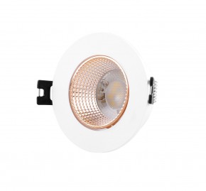DK3061-WBR Встраиваемый светильник, IP 20, 10 Вт, GU5.3, LED, белый/бронзовый, пластик в Талице - talica.ok-mebel.com | фото