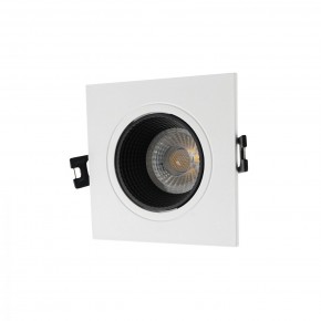 DK3071-WH+BK Встраиваемый светильник, IP 20, 10 Вт, GU5.3, LED, белый/черный, пластик в Талице - talica.ok-mebel.com | фото