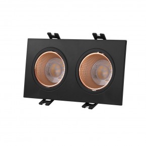 DK3072-BBR Встраиваемый светильник, IP 20, 10 Вт, GU5.3, LED, черный/бронзовый, пластик в Талице - talica.ok-mebel.com | фото