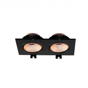 DK3072-BBR Встраиваемый светильник, IP 20, 10 Вт, GU5.3, LED, черный/бронзовый, пластик в Талице - talica.ok-mebel.com | фото 2