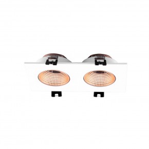 DK3072-WBR Встраиваемый светильник, IP 20, 10 Вт, GU5.3, LED, белый/бронзовый, пластик в Талице - talica.ok-mebel.com | фото 2
