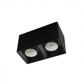 DK3085-BK+CH Светильник накладной IP 20, 10 Вт, GU5.3, LED, черный/хром, пластик в Талице - talica.ok-mebel.com | фото