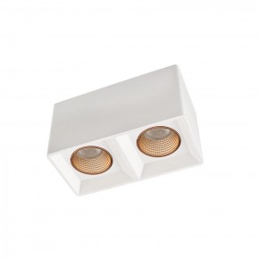DK3085-WH+BR Светильник накладной IP 20, 10 Вт, GU5.3, LED, белый/бронзовый, пластик в Талице - talica.ok-mebel.com | фото
